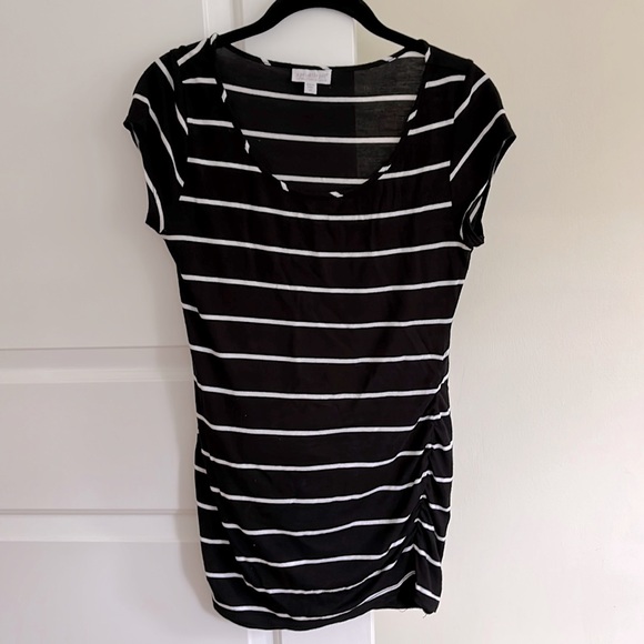 A Pea in the Pod Maternity Striped Shirt - Picture 1 of 4